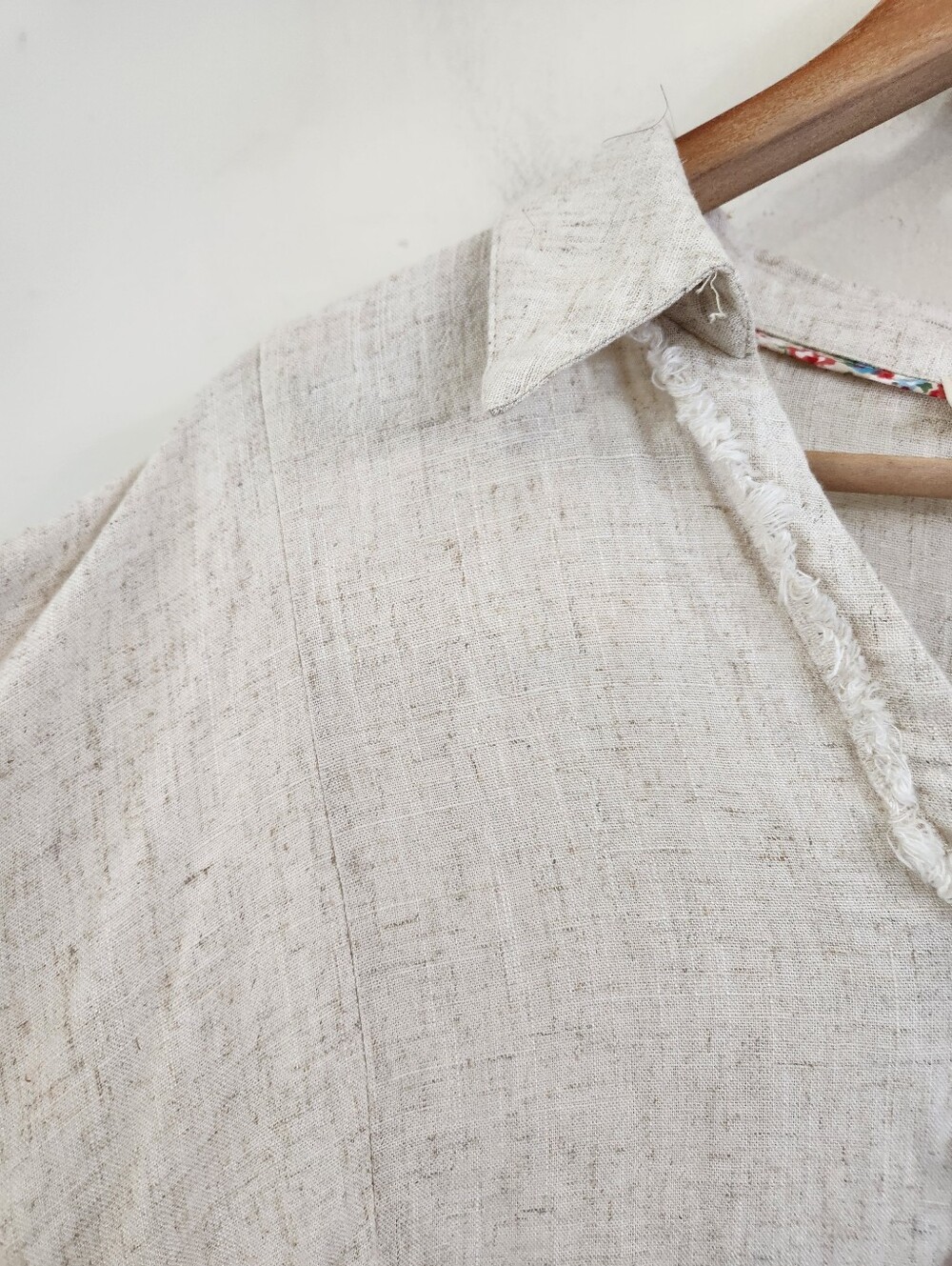 Umgee Linen Blend Oversized Blouse - Picture 7 of 10